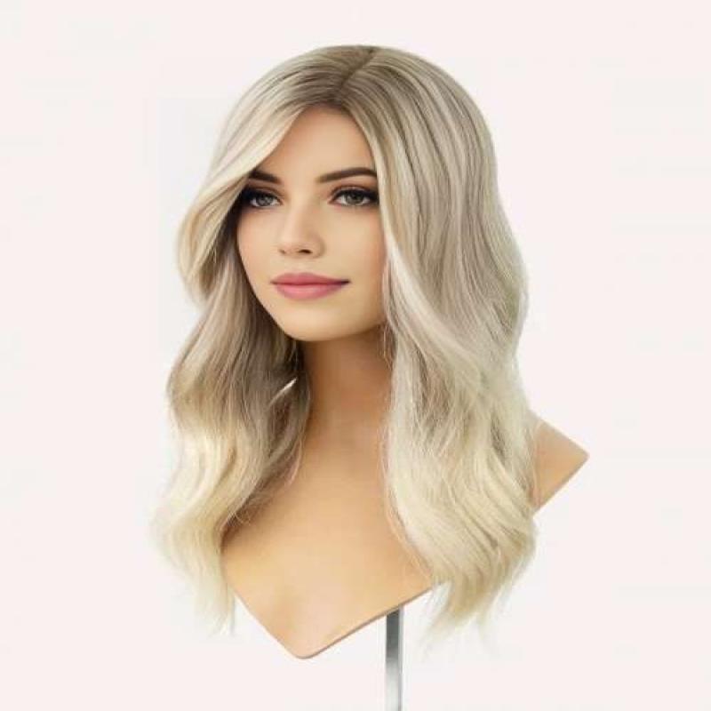 MO3 7*8” Mono Top Hair Topper Remy Human Hair color #614DL Lengths: 12″,14″,16″